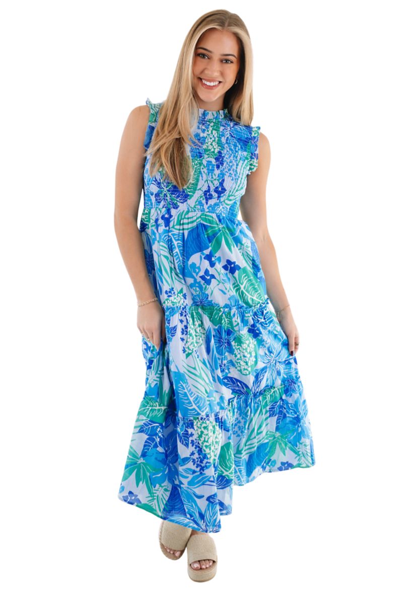 Womens Andie Ruched Midi Dress