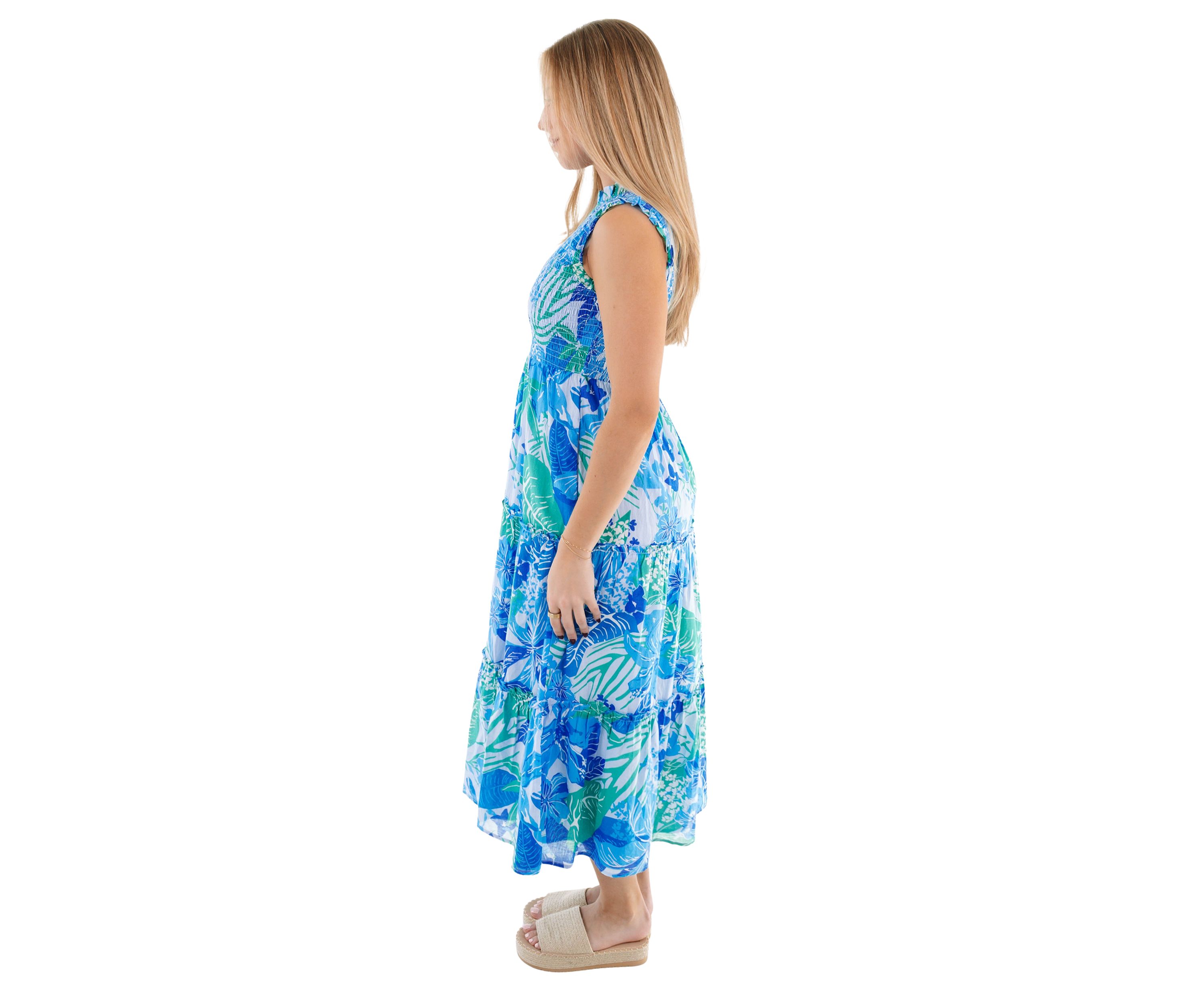 Womens Andie Ruched Midi Dress