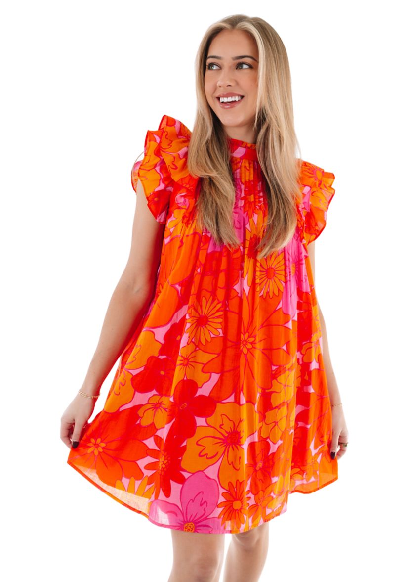 Womens Lizzie Pleated Dress