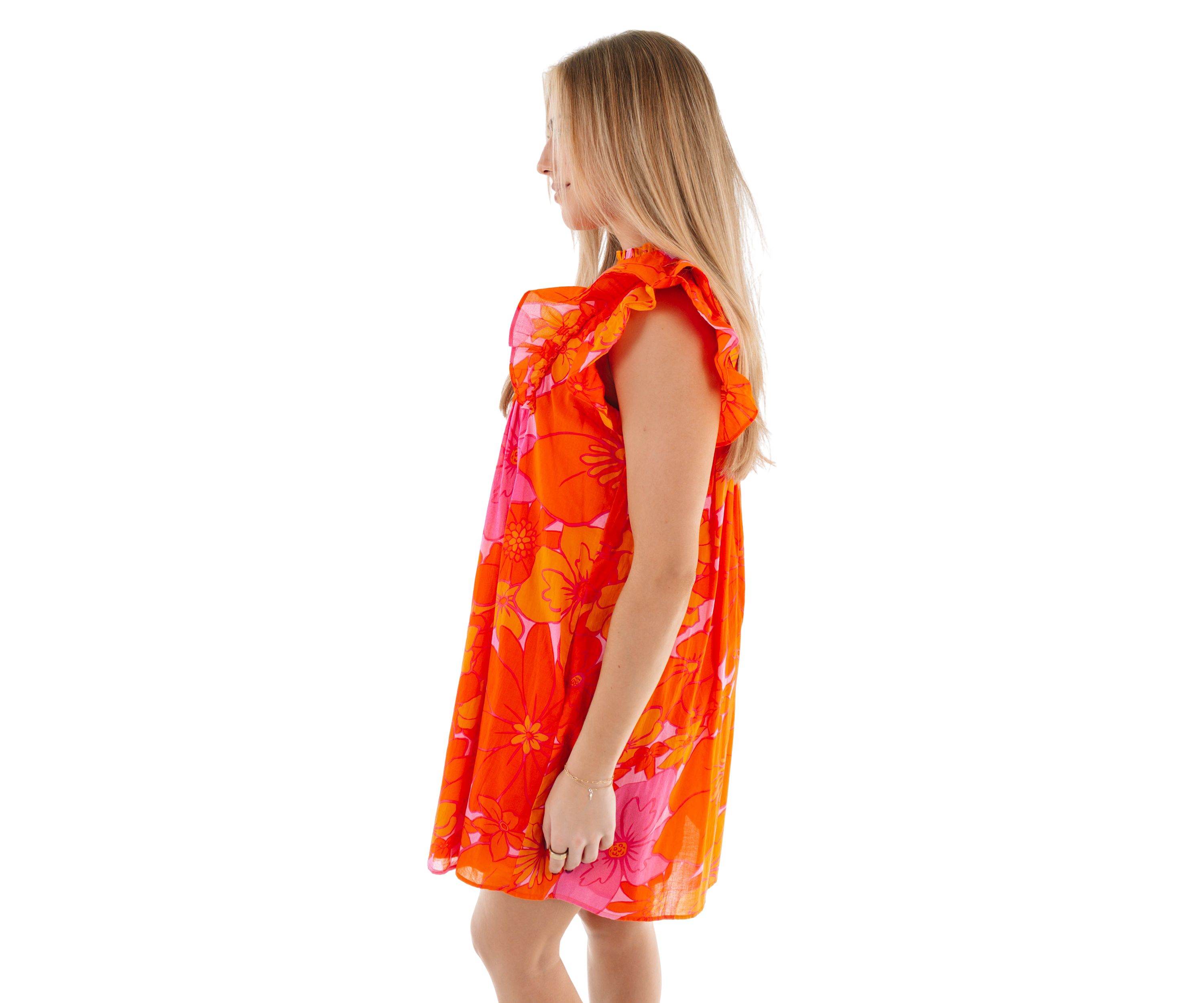 Womens Lizzie Pleated Dress