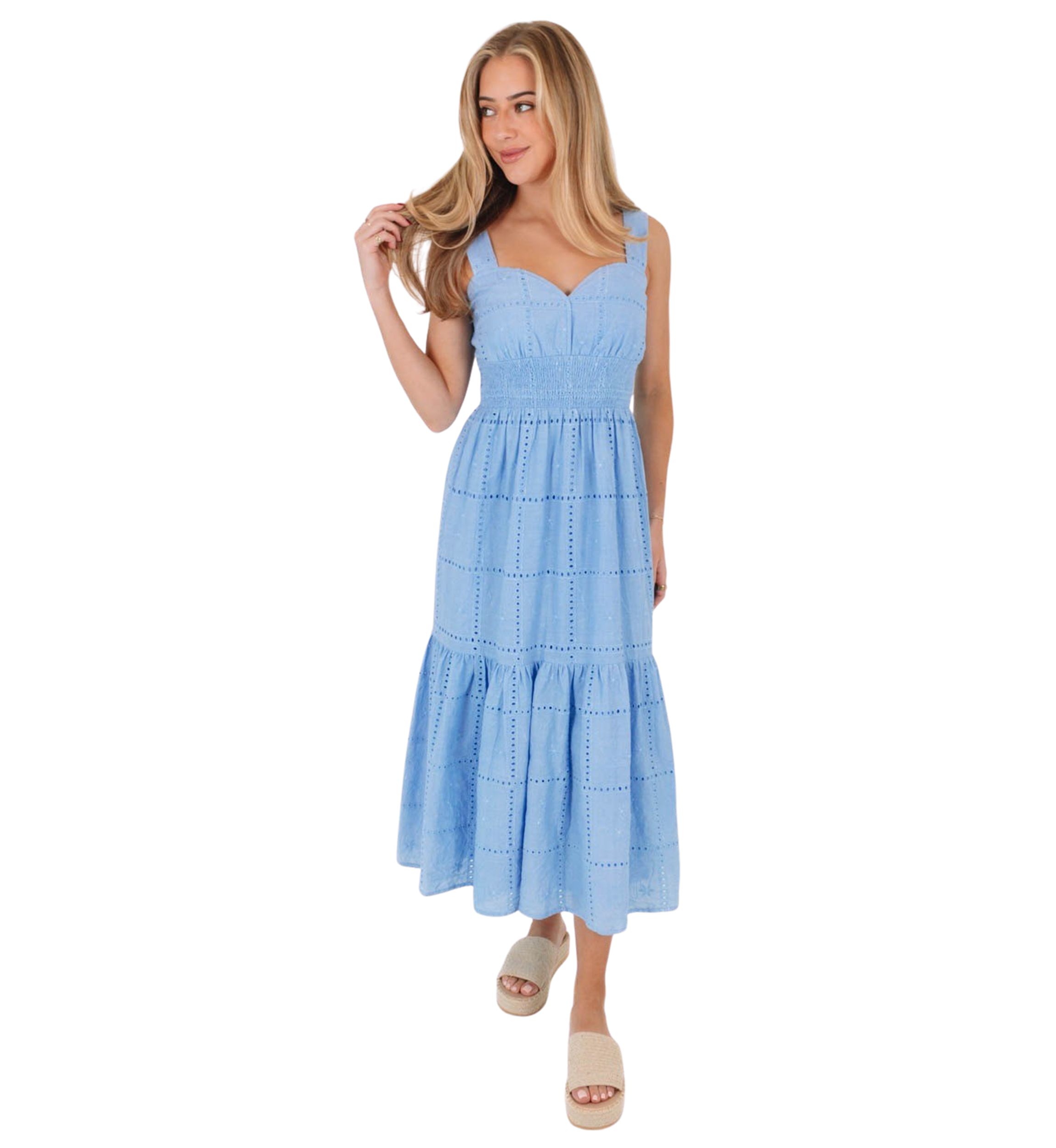 Womens Presley Midi Dress