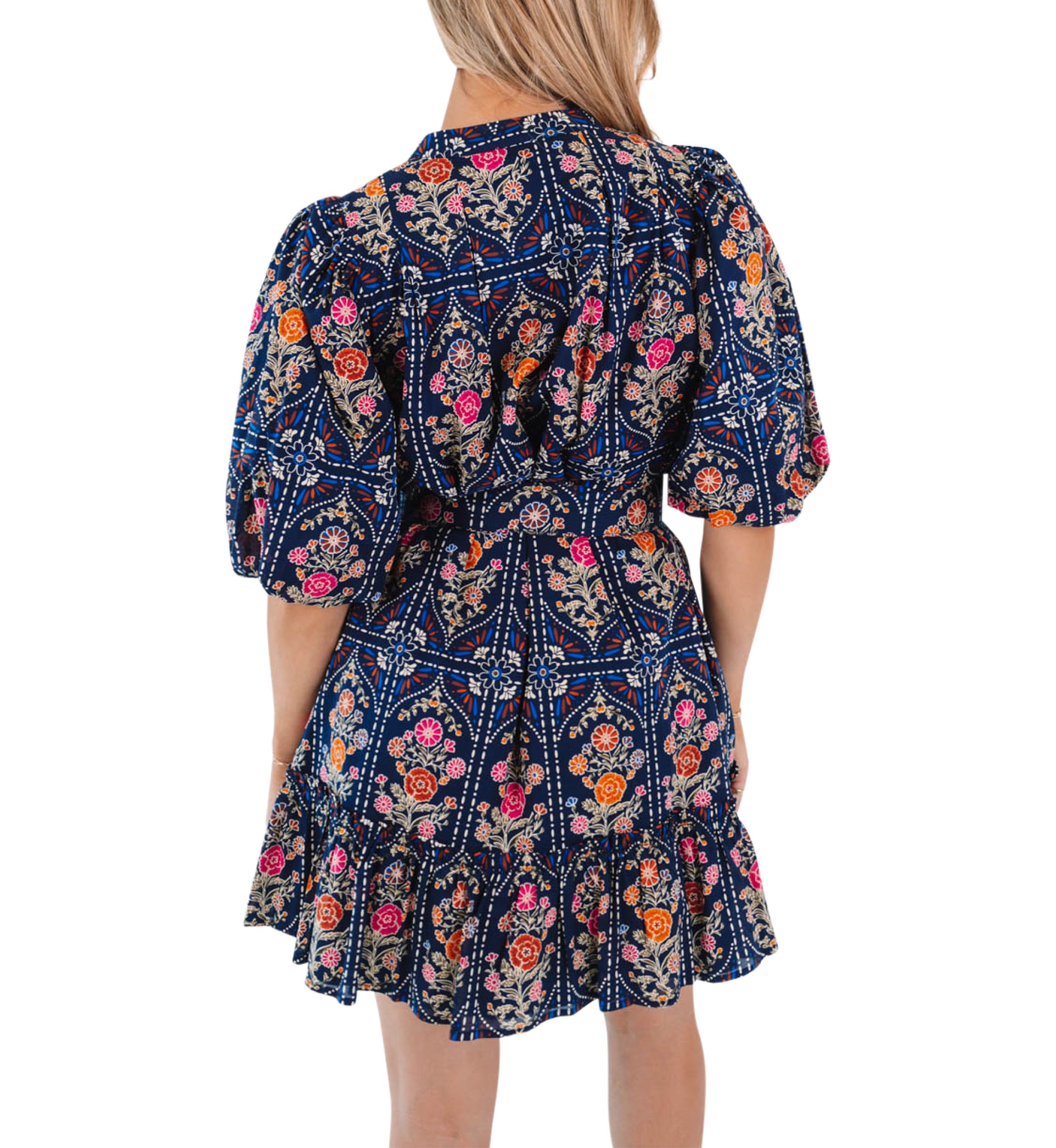 Womens Torian Belted Dress