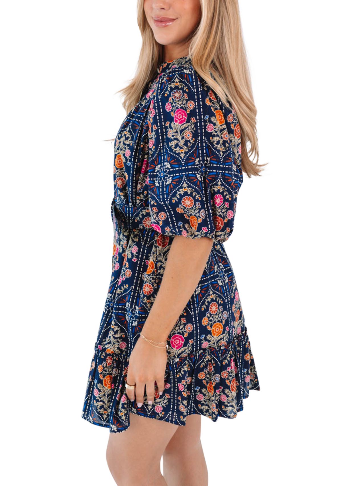 Womens Torian Belted Dress