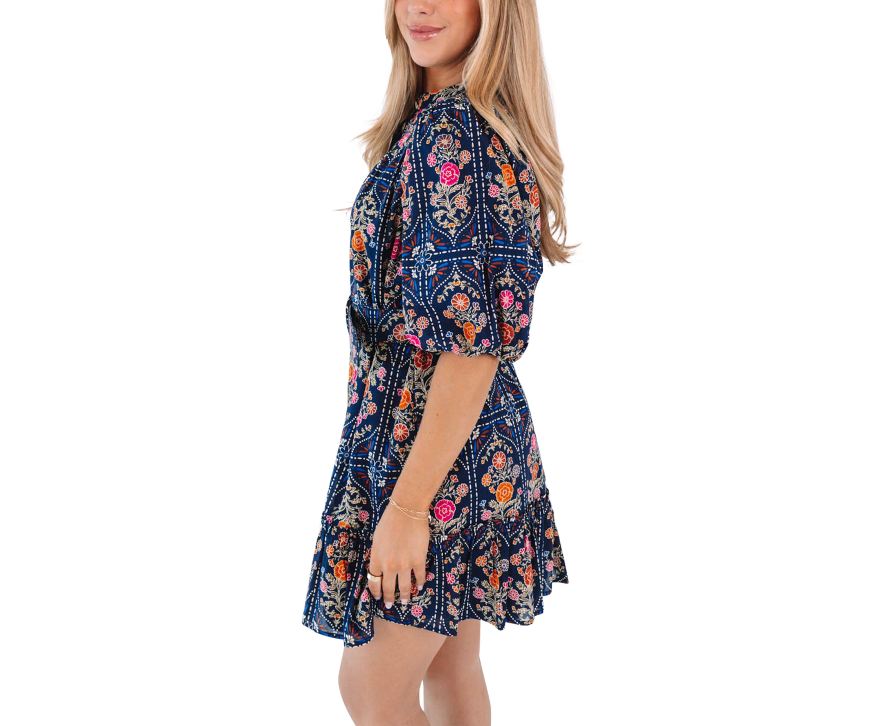 Womens Torian Belted Dress