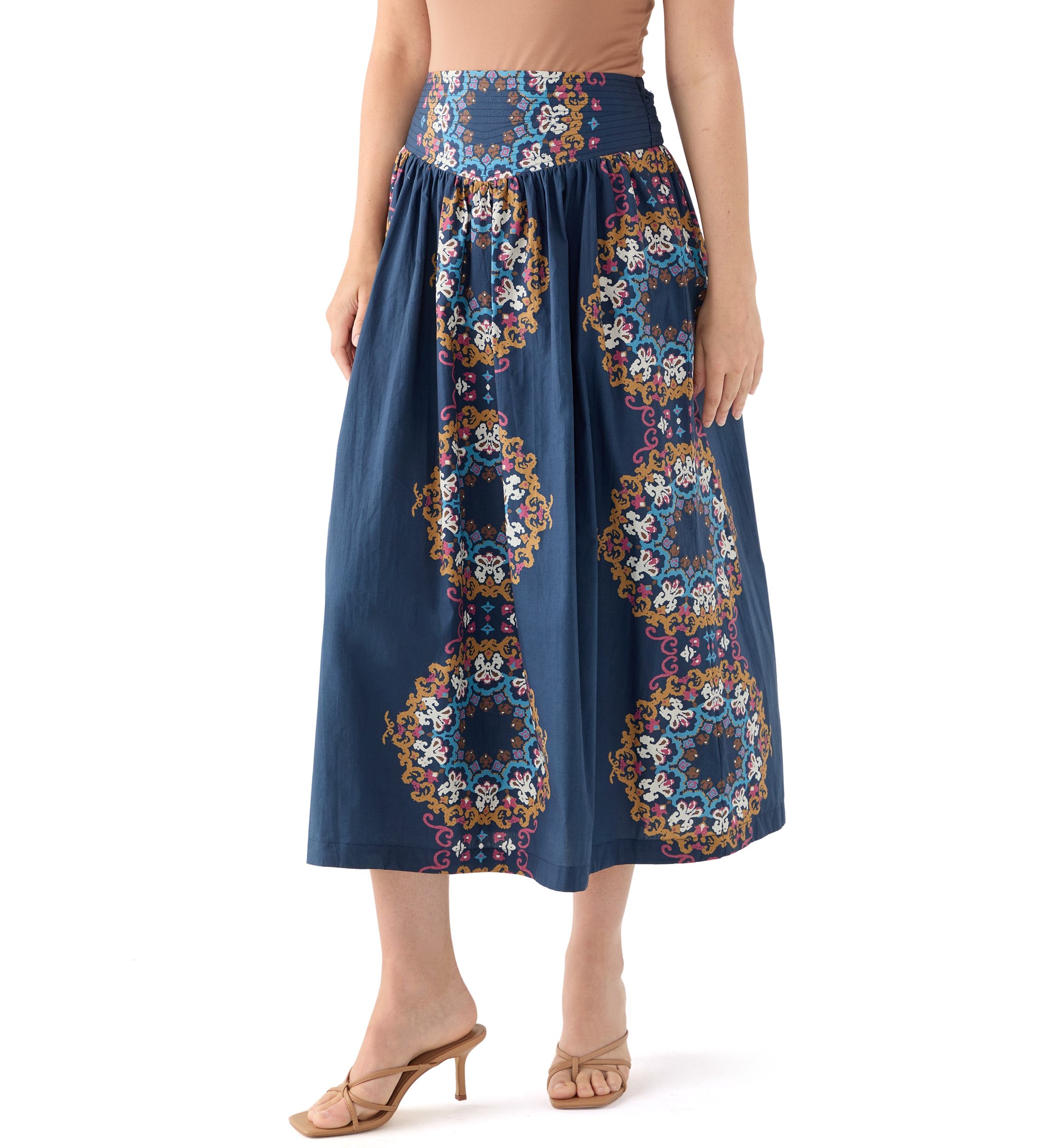 Womens Esmeralda Ankle Skirt