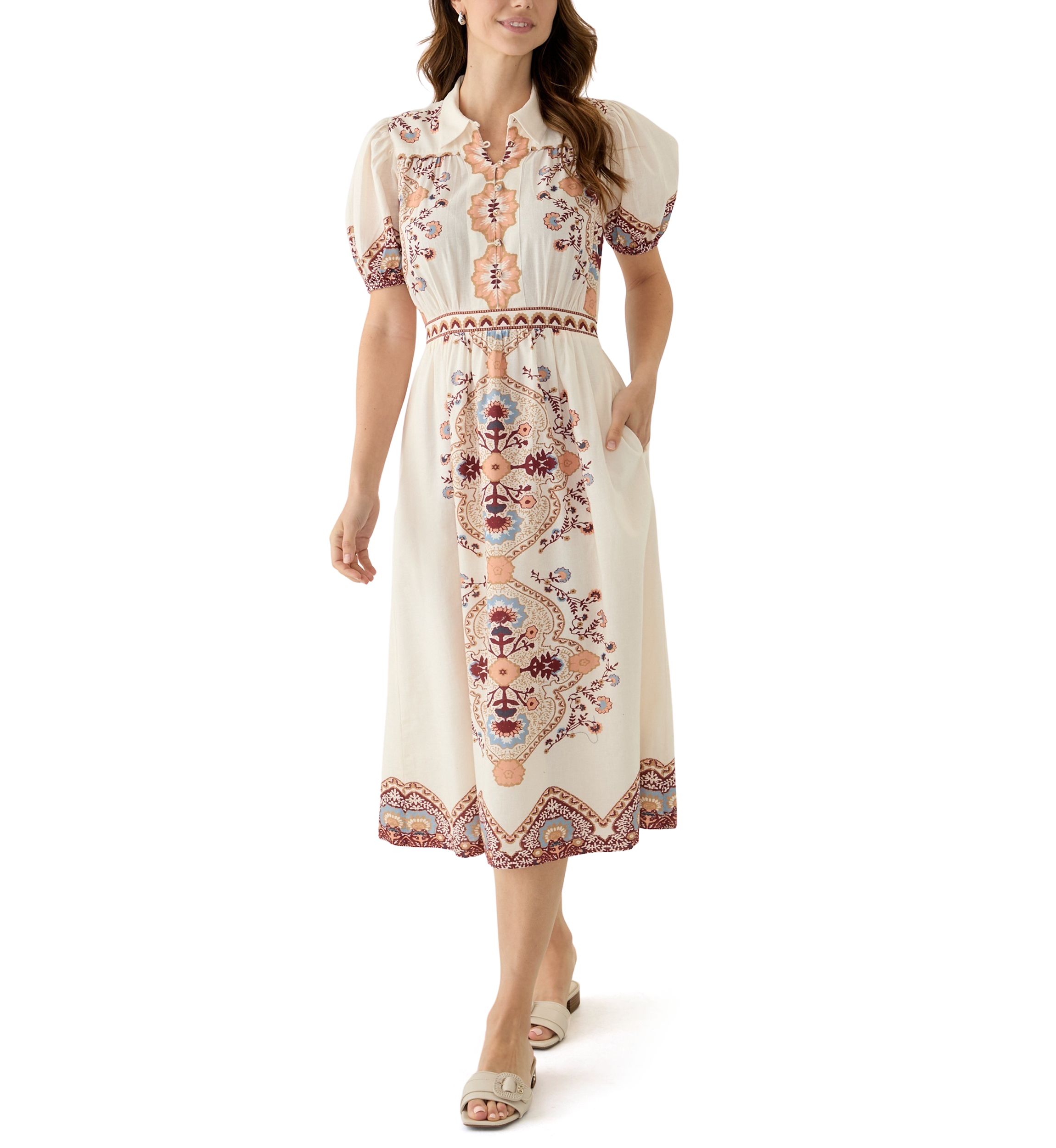 Womens Asha Midi Dress
