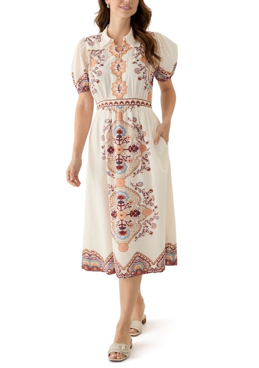 Womens Asha Midi Dress