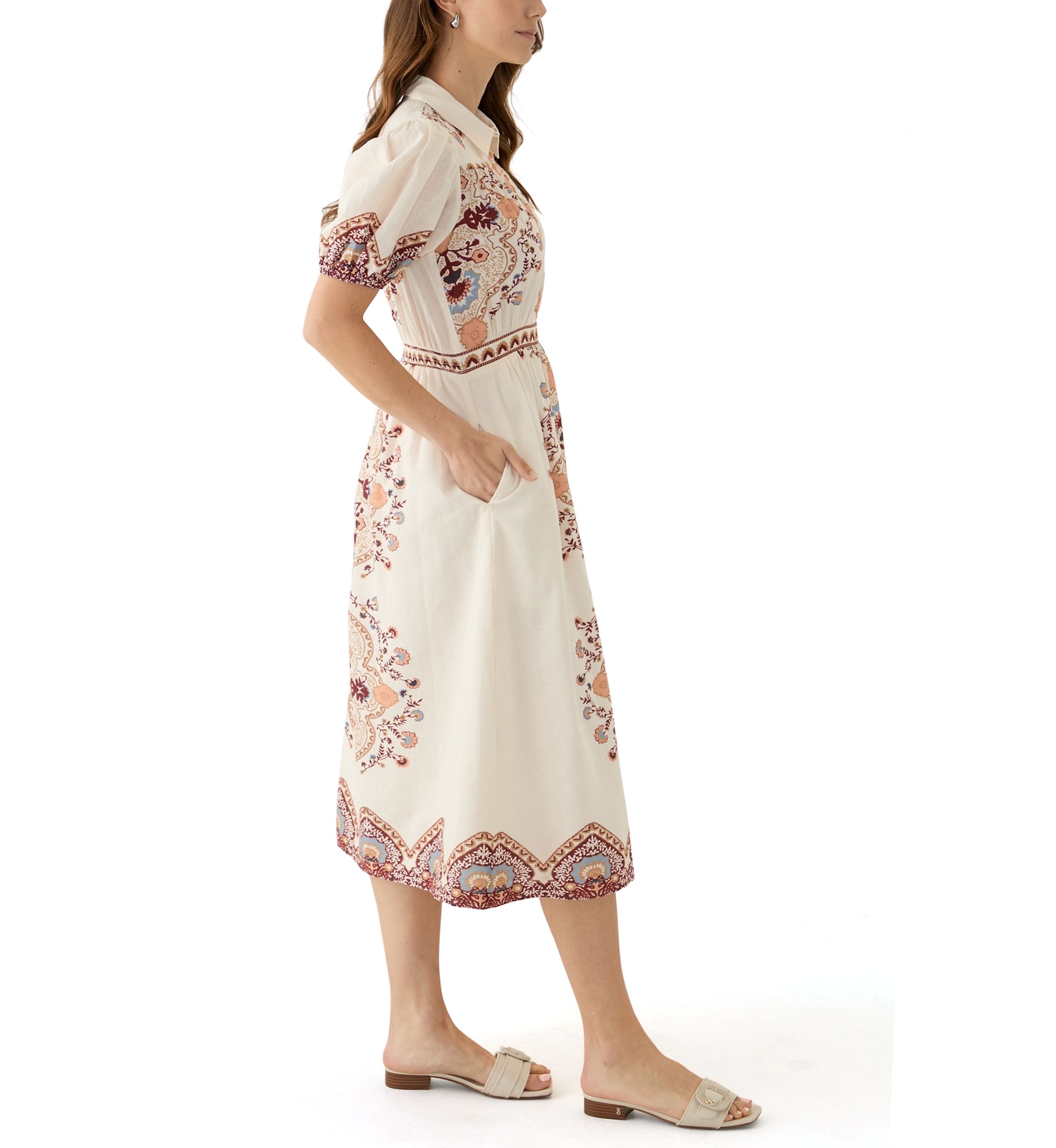 Womens Asha Midi Dress