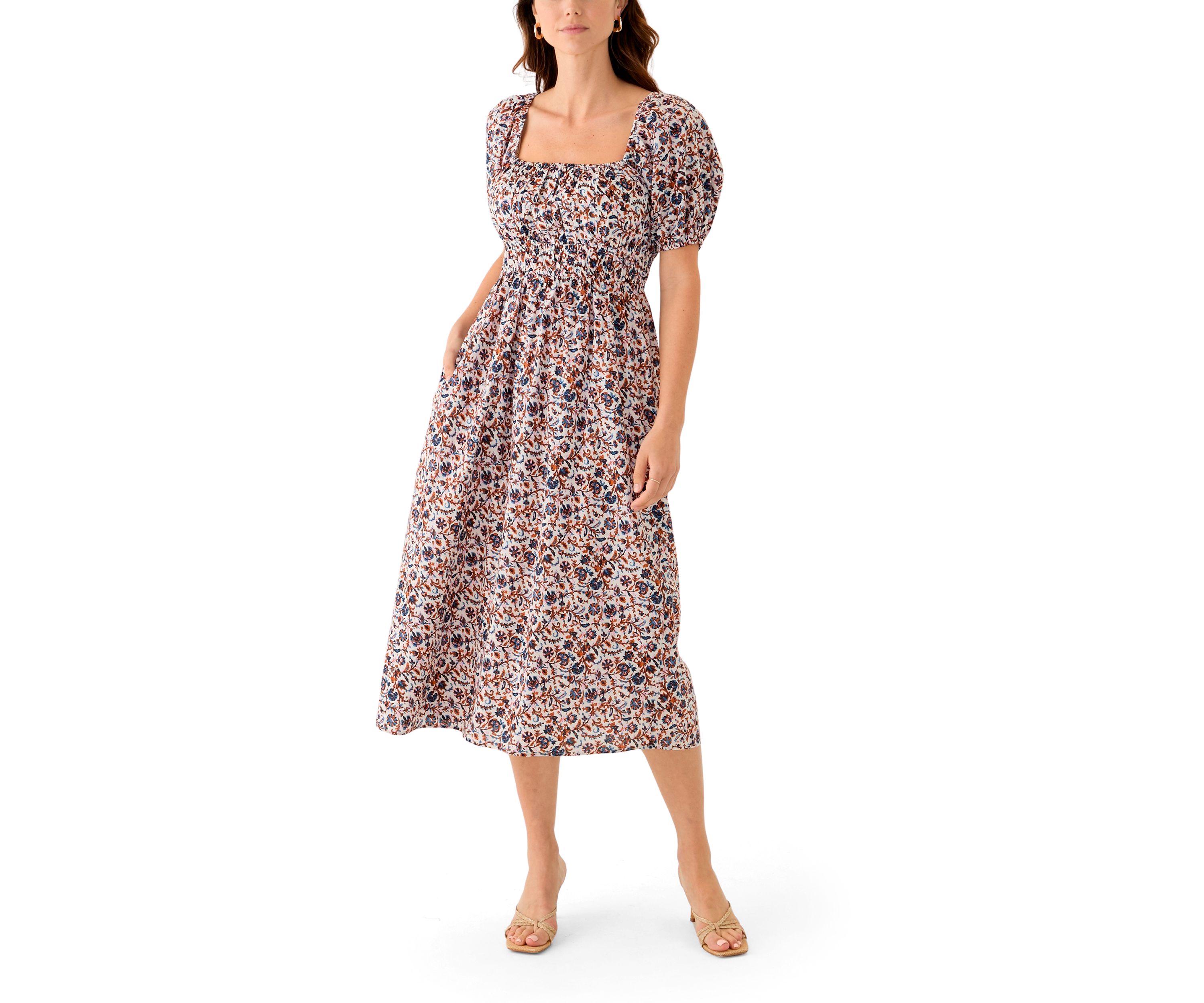 Womens Faye Midi Dress