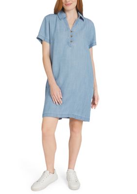 LANDS' END Women's Short Sleeve Dress