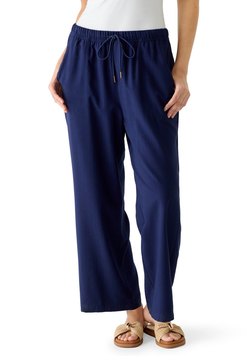 LANDS' END Women's Straight Leg Drapey Trousers | Belk