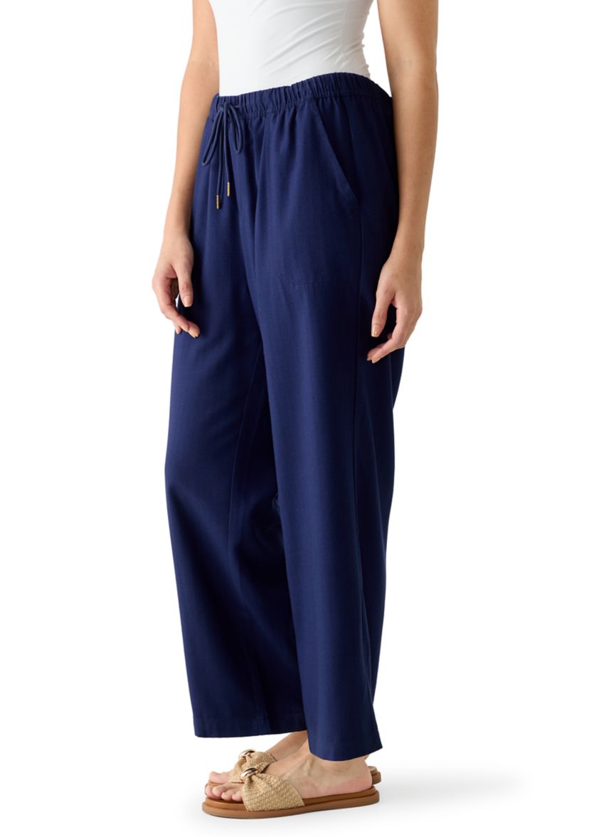LANDS' END Women's Straight Leg Drapey Trousers | Belk