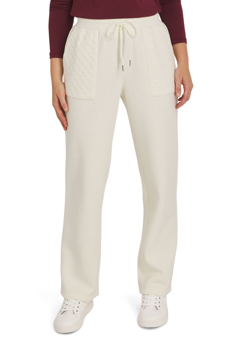 Mens Pants with Quilted Trim