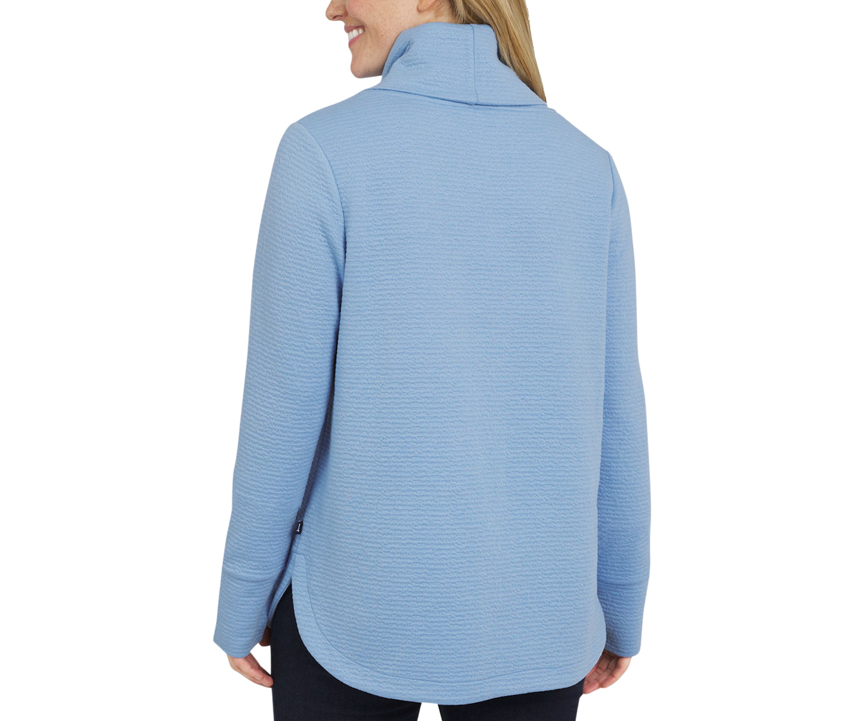 Womens Funnel Neck Tunic