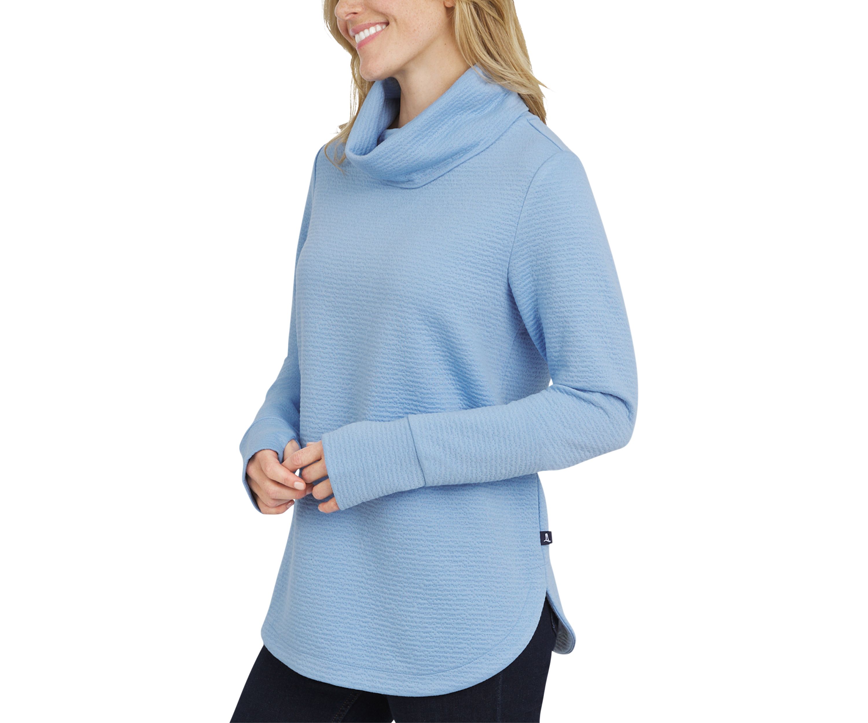 Womens Funnel Neck Tunic