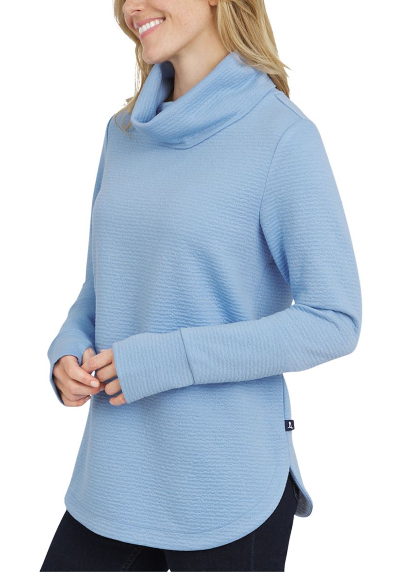 Womens Funnel Neck Tunic