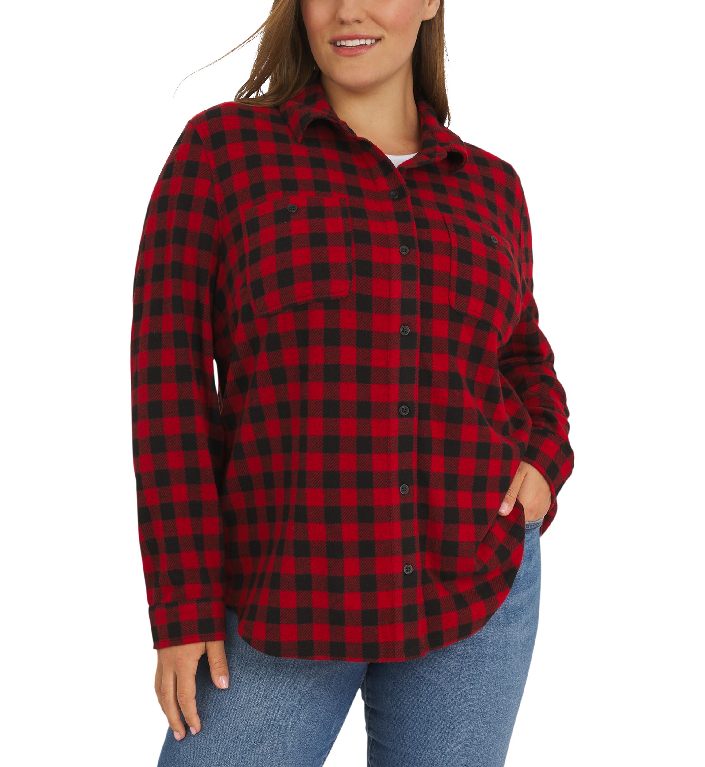 red dress shirt womens plus size Burgundy Plus-Size Tops for Women