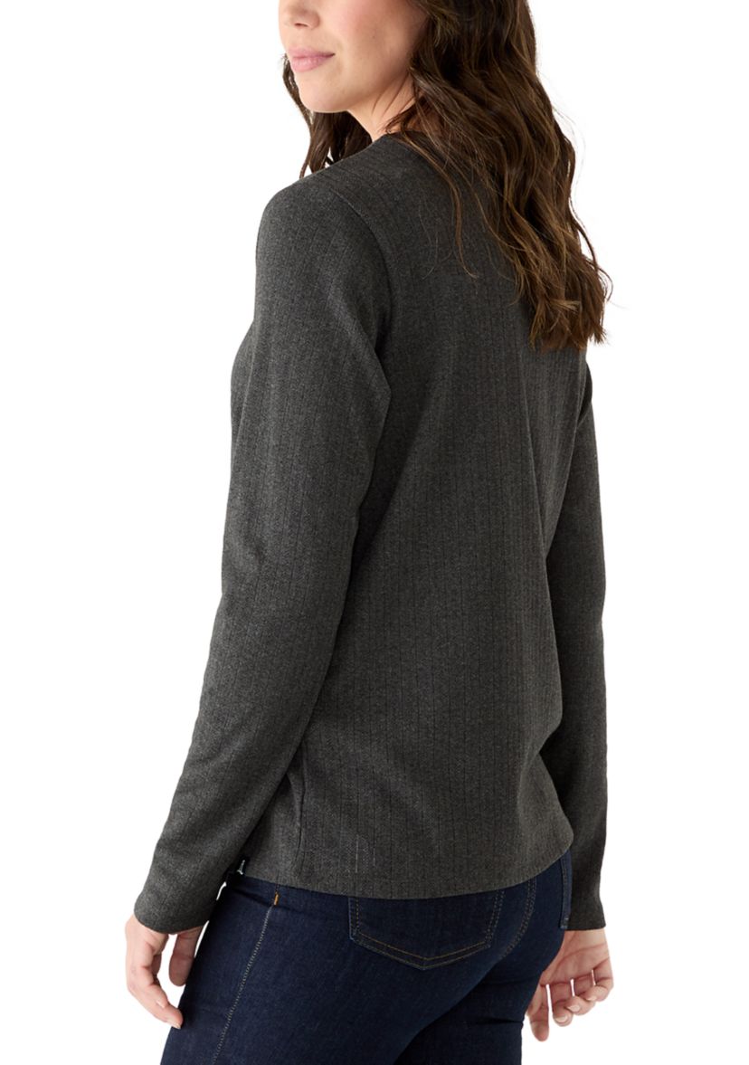 LANDS' END Women's Pointelle Crew Neck Sweater | Belk