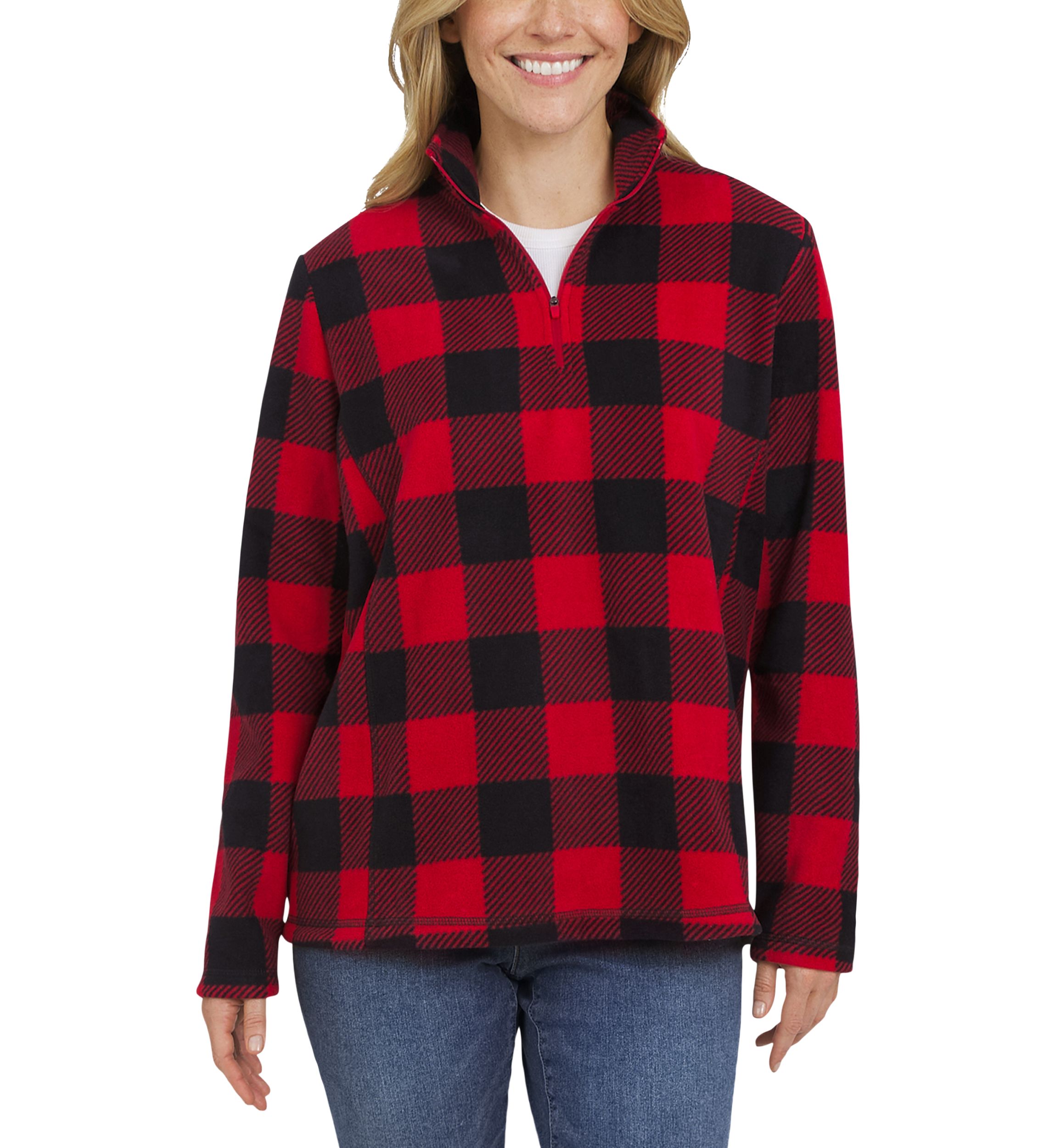 Womens Powder Fleece 1/4 Zip