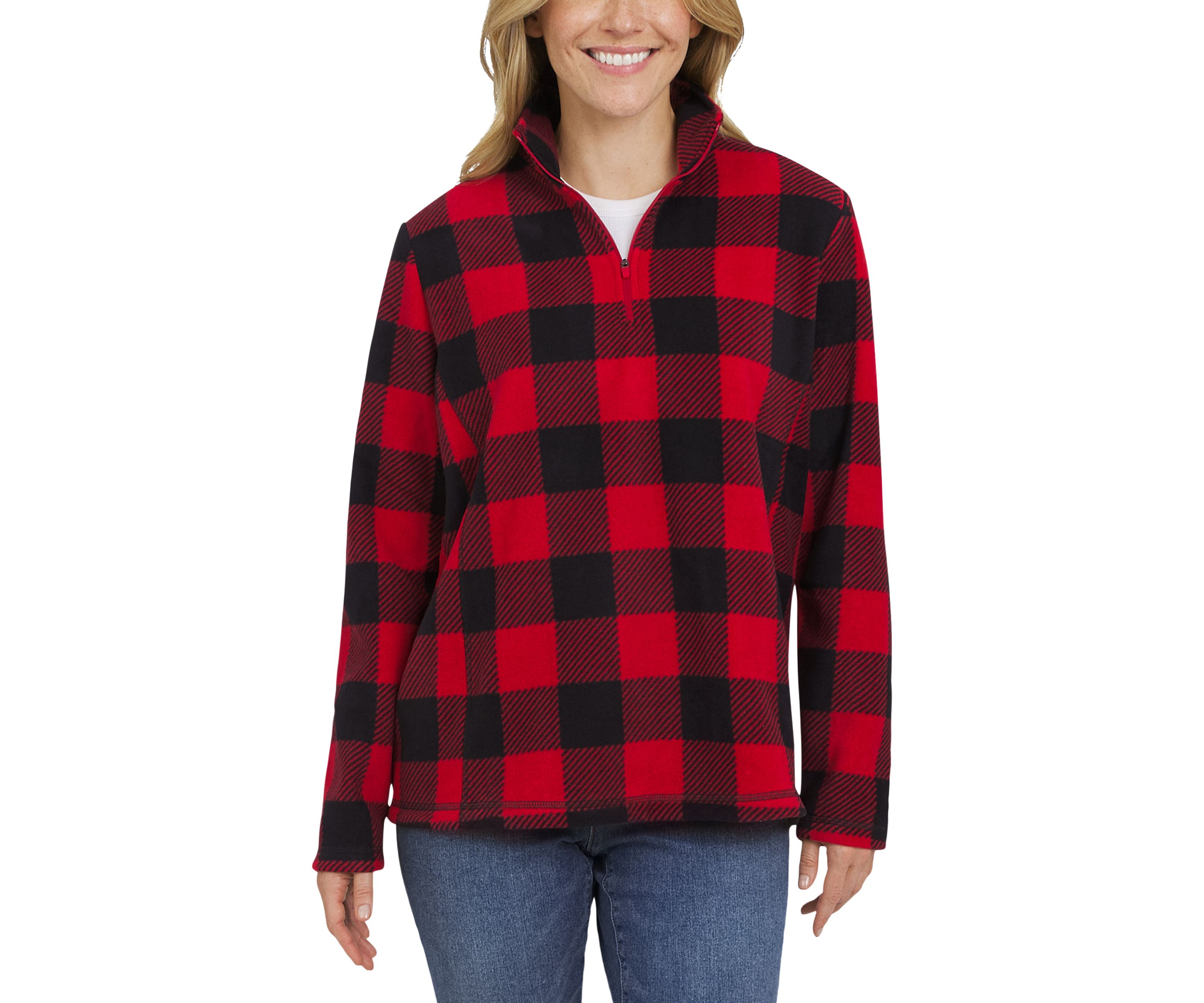 Womens Powder Fleece 1/4 Zip