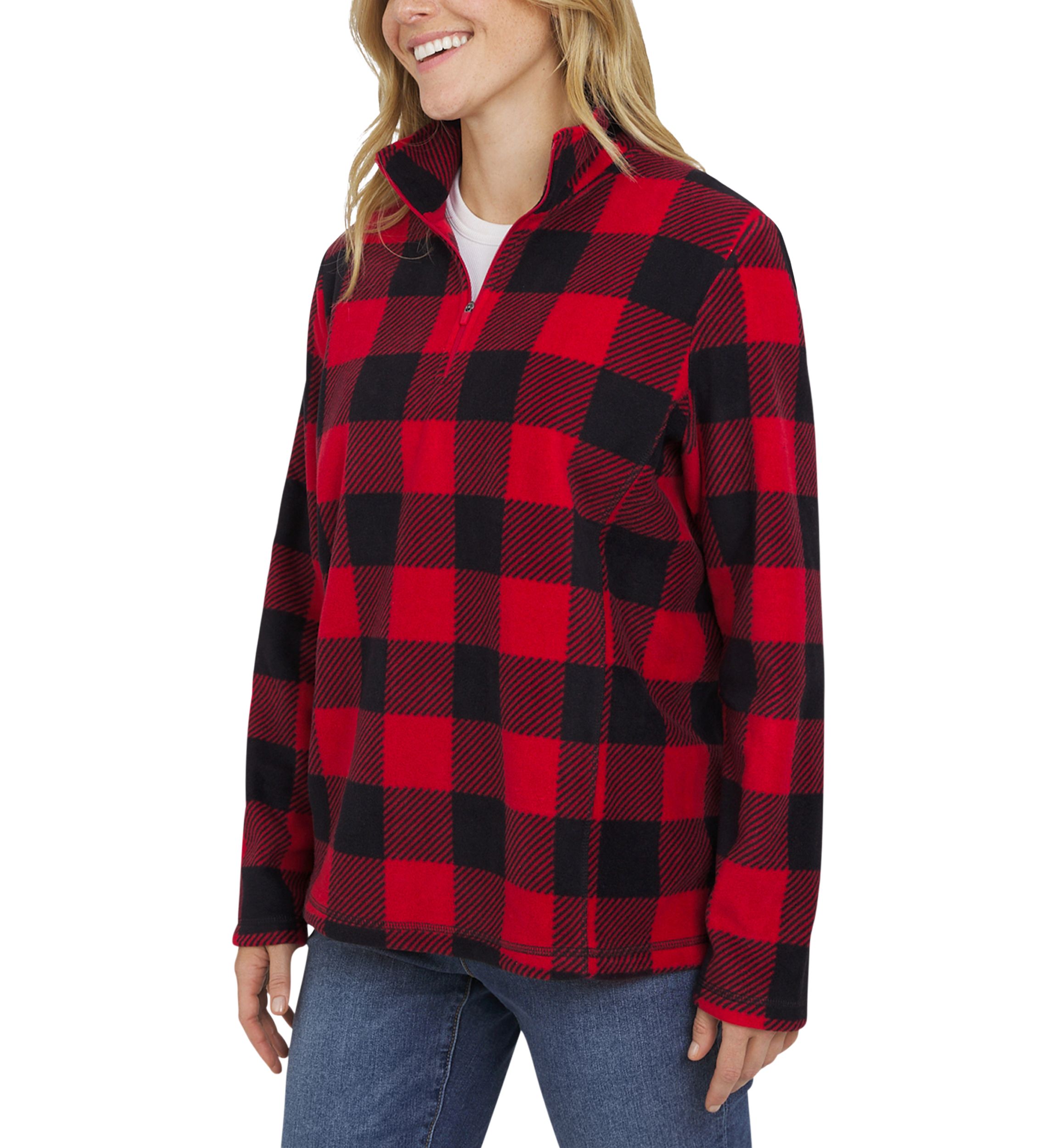 Womens Powder Fleece 1/4 Zip
