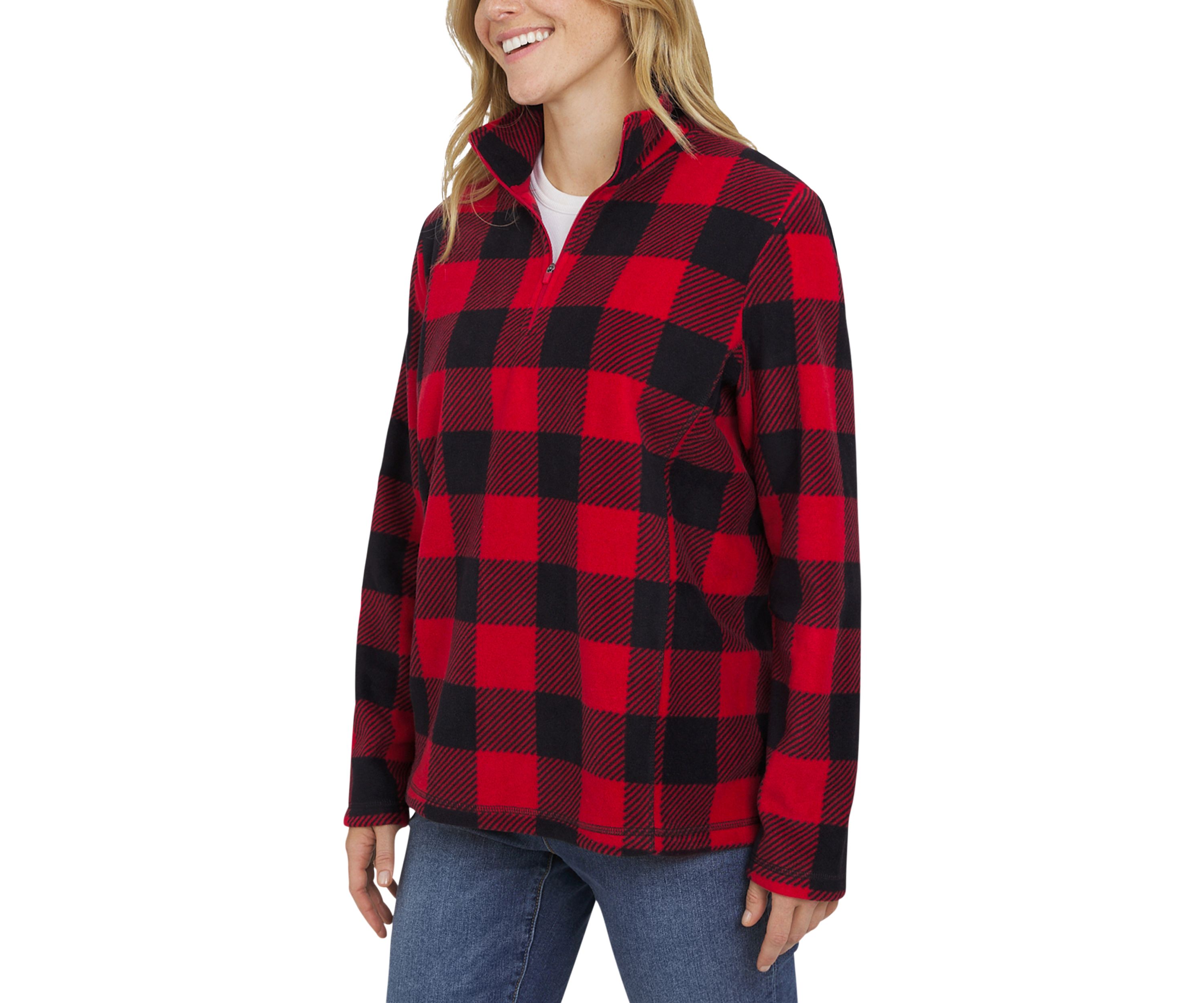Womens Powder Fleece 1/4 Zip