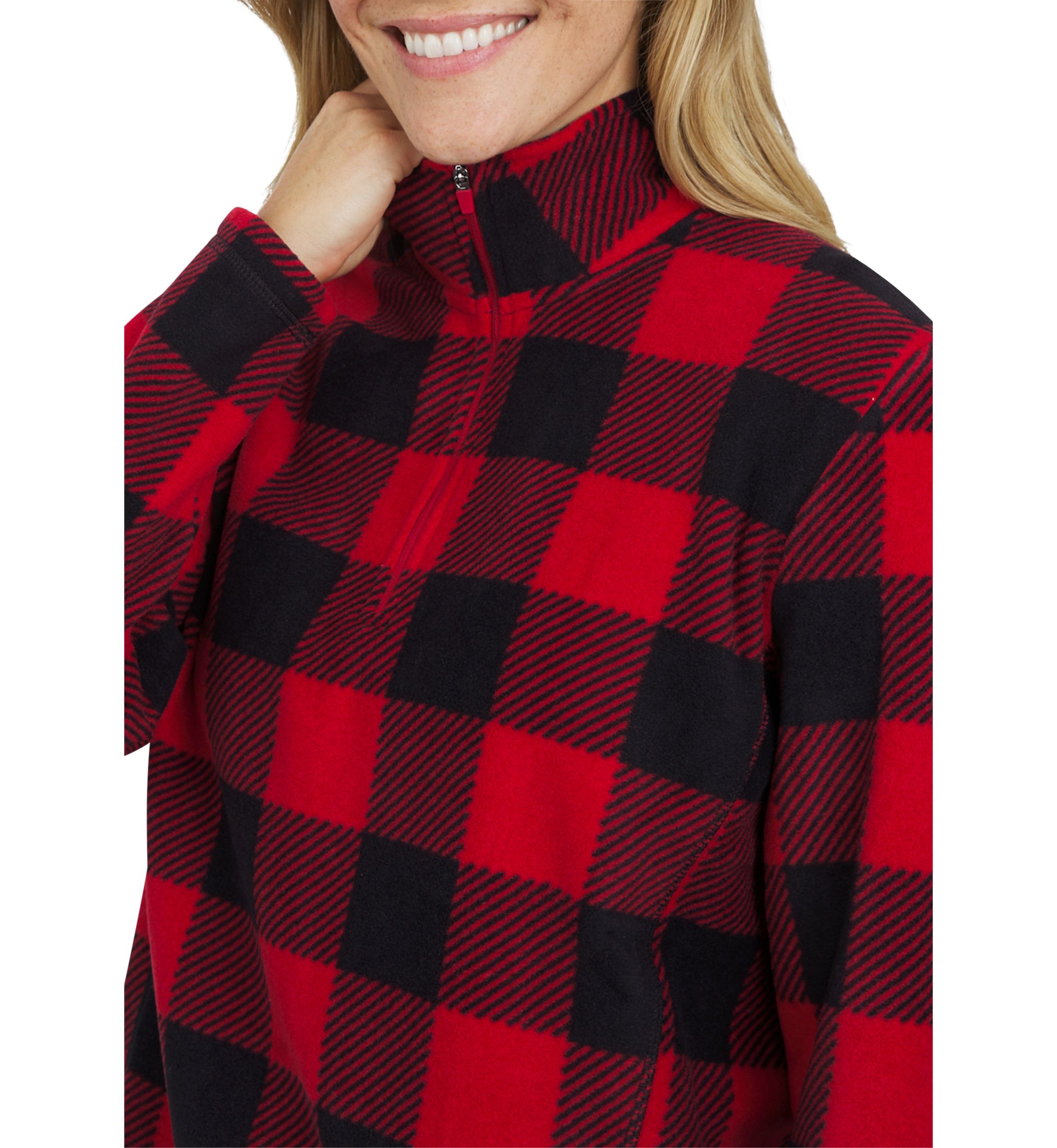Womens Powder Fleece 1/4 Zip