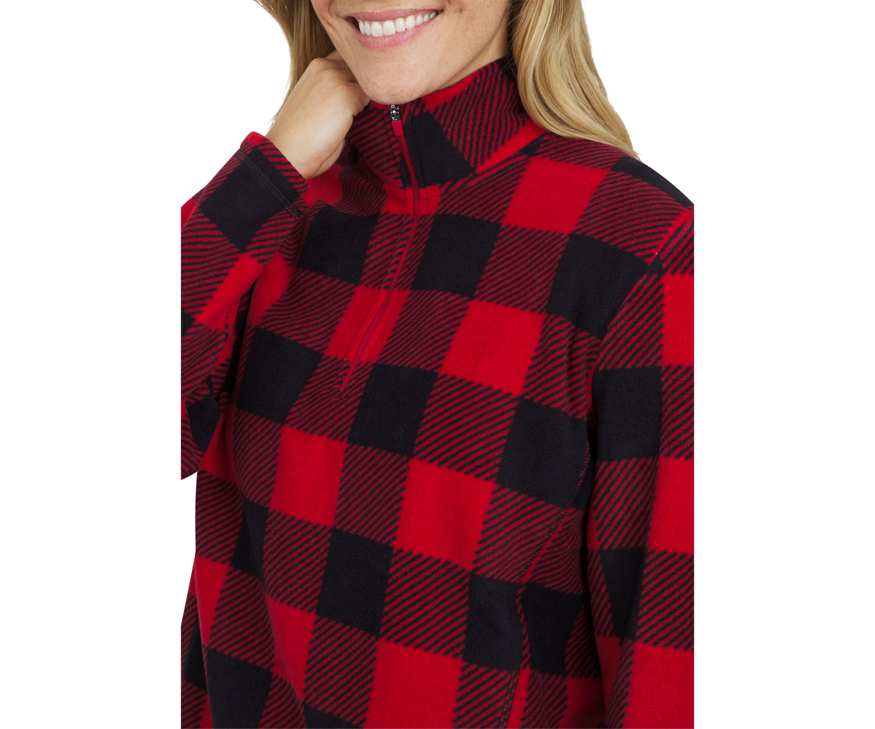 Womens Powder Fleece 1/4 Zip