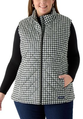 LANDS' END Women's Plus Size Quilted Vest, 3X