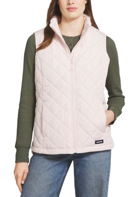 LANDS' END Women's Quilted Puffer Vest, XL