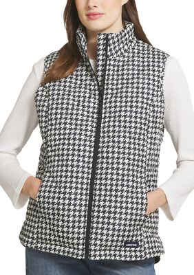 LANDS' END Women's Quilted Puffer Vest, XL
