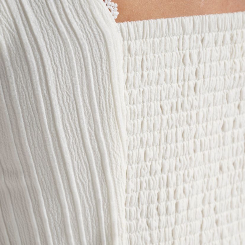 Maci Solid Textured Cutaway Tank Top