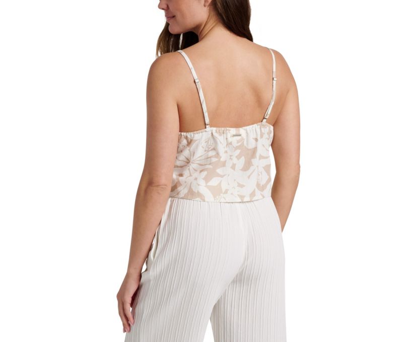 Jessa Floral Cropped Cami Top