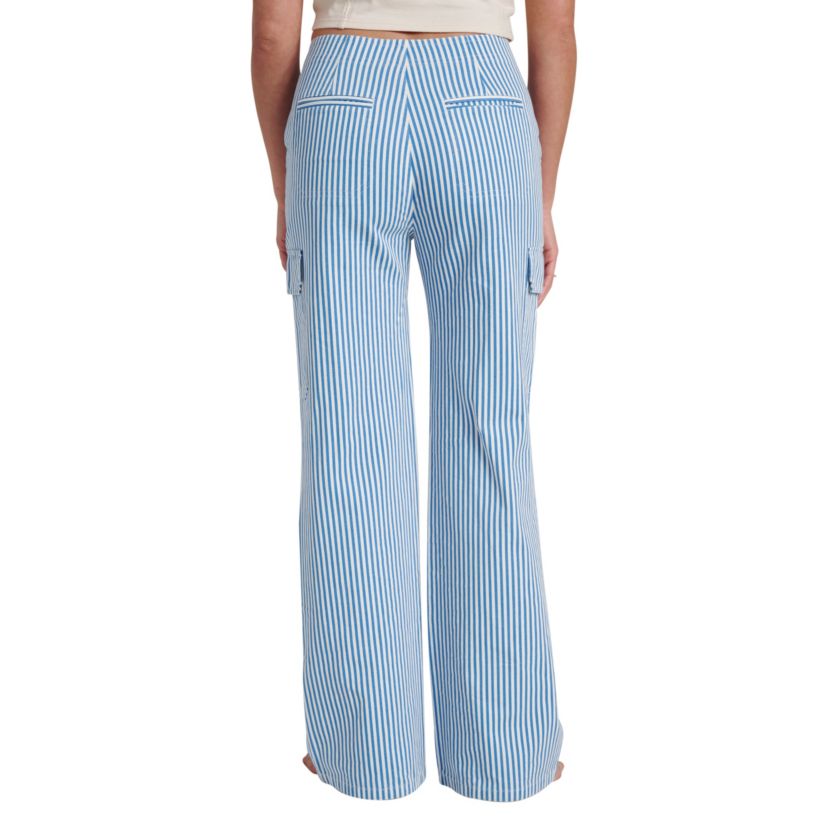 Lizzie Yarn Dyed Stripe Cargo Pant