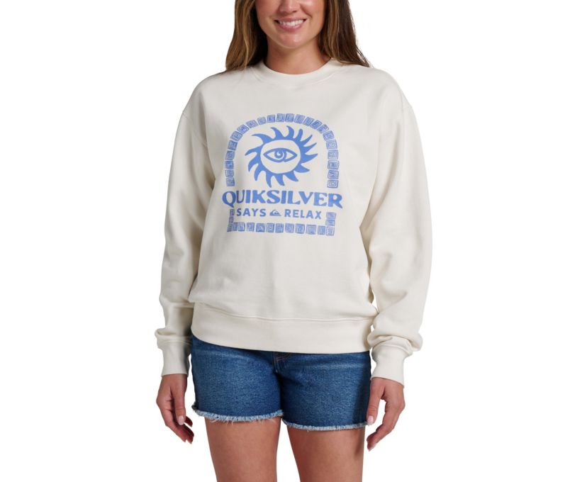 Relax Crewneck Graphic Sweatshirt