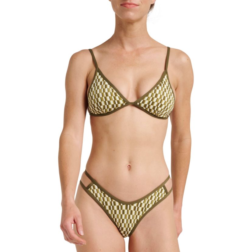 Dylan Tile Cut Out Bikini Bottom