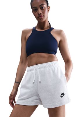 Nike Women's Unisex Sportswear Club Fleece Mid-Rise Shorts, Black, XL