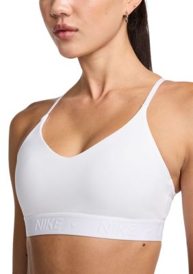 Nike Indy Light Support Women's Padded Adjustable Sports Bra, Mauve, Medium