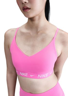 Nike Indy Light Support Women's Padded Adjustable Sports Bra, Pink, XL