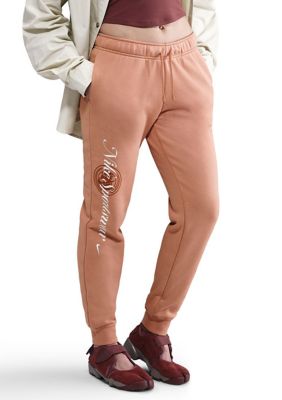 Nike Women's Sportswear Club Fleece Mid-Rise Graphic Pants