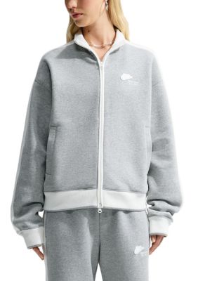 Nike Women's Studio Fleece Full-Zip Track Jacket, XS