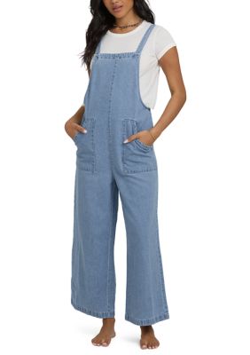 Billabong Women's Pacific Time Denim Overalls | Belk