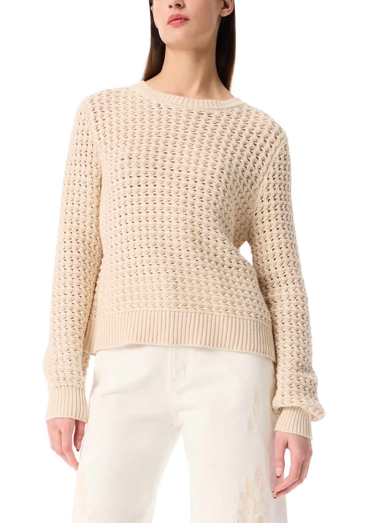 Womens Archer Textured Knit Sweater