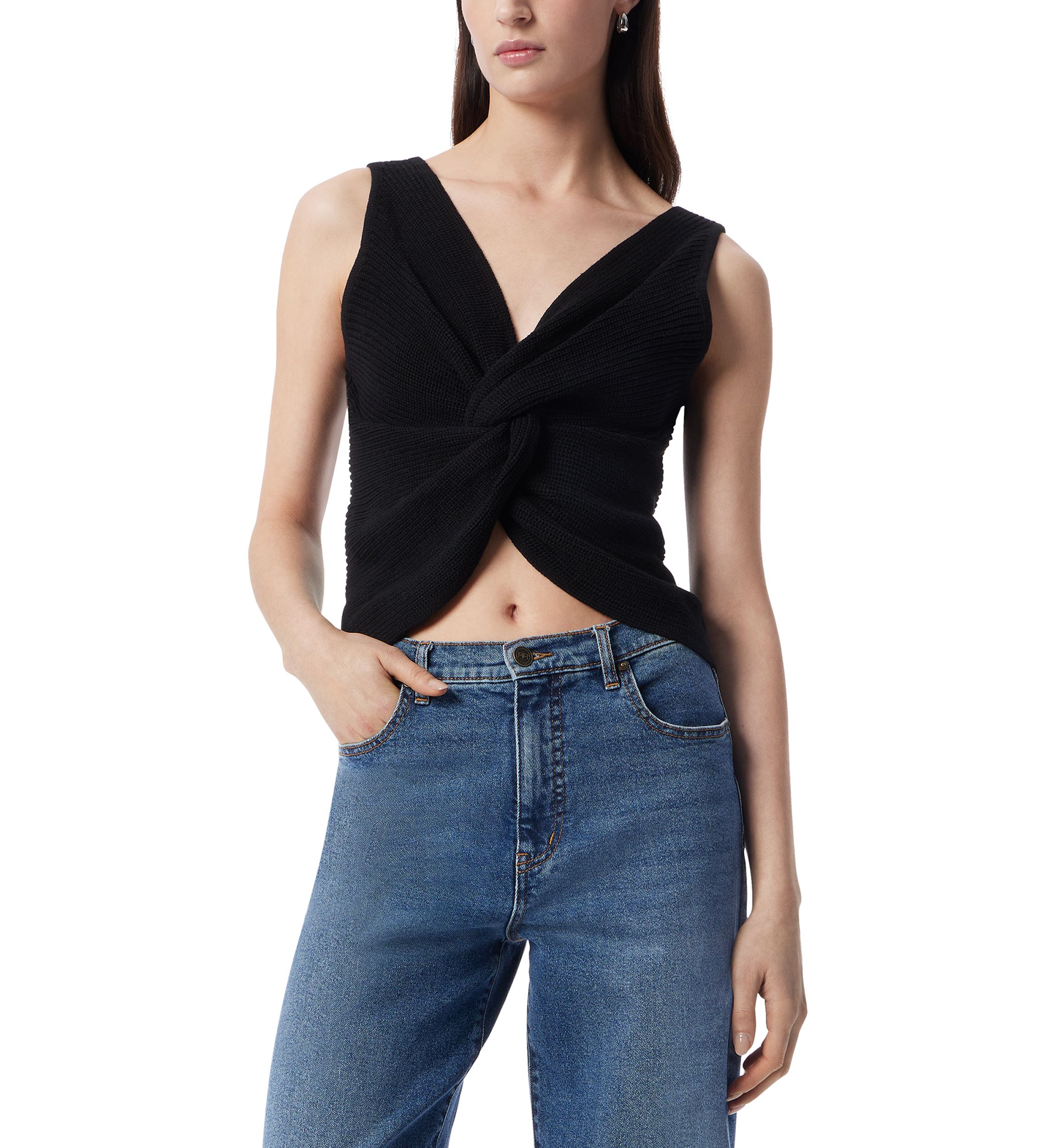 Womens Joyce Front Twist Tank 