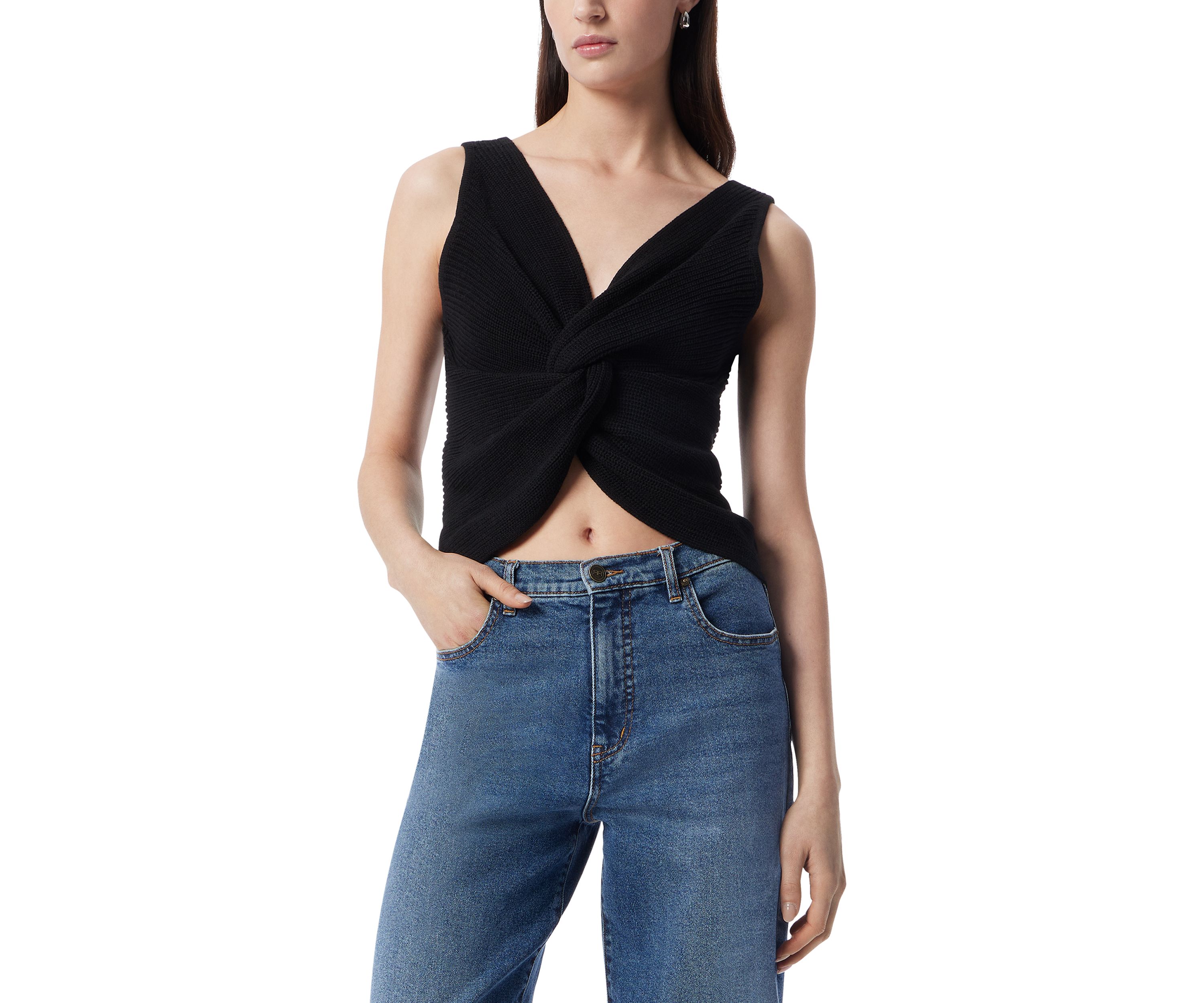 Womens Joyce Front Twist Tank 