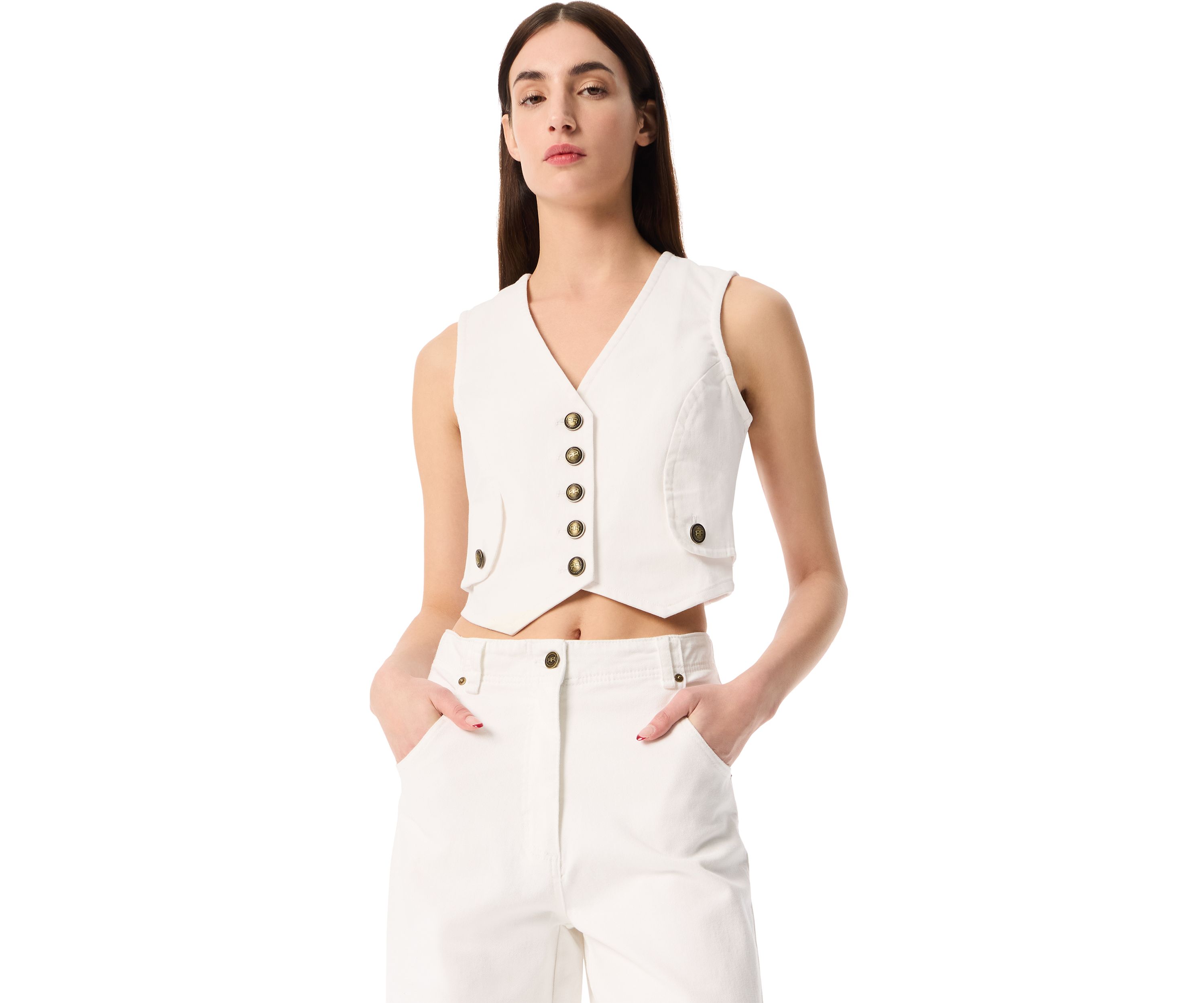 Womens Nigela Denim Vest