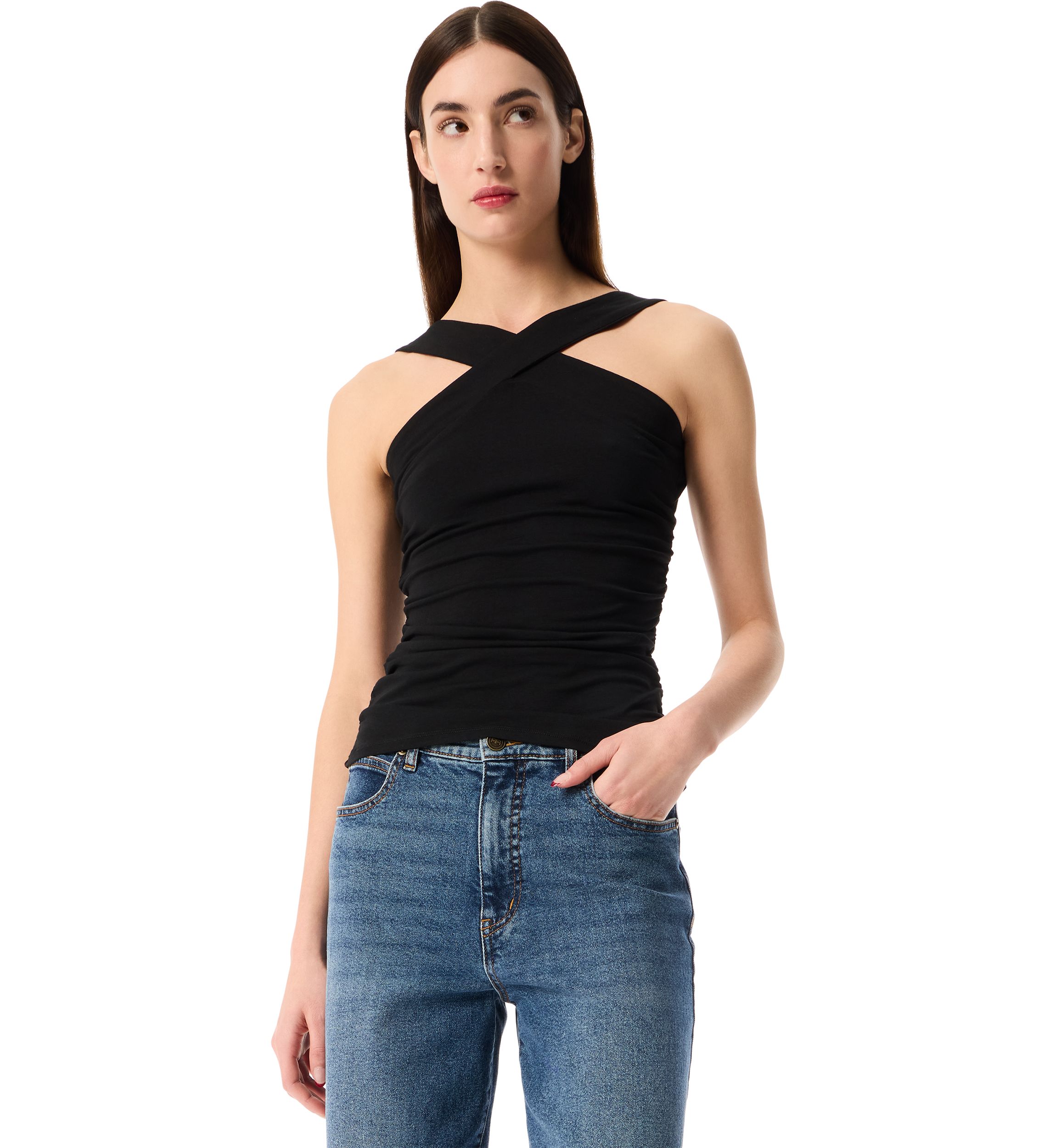 Womens Ondea Shirred Tank