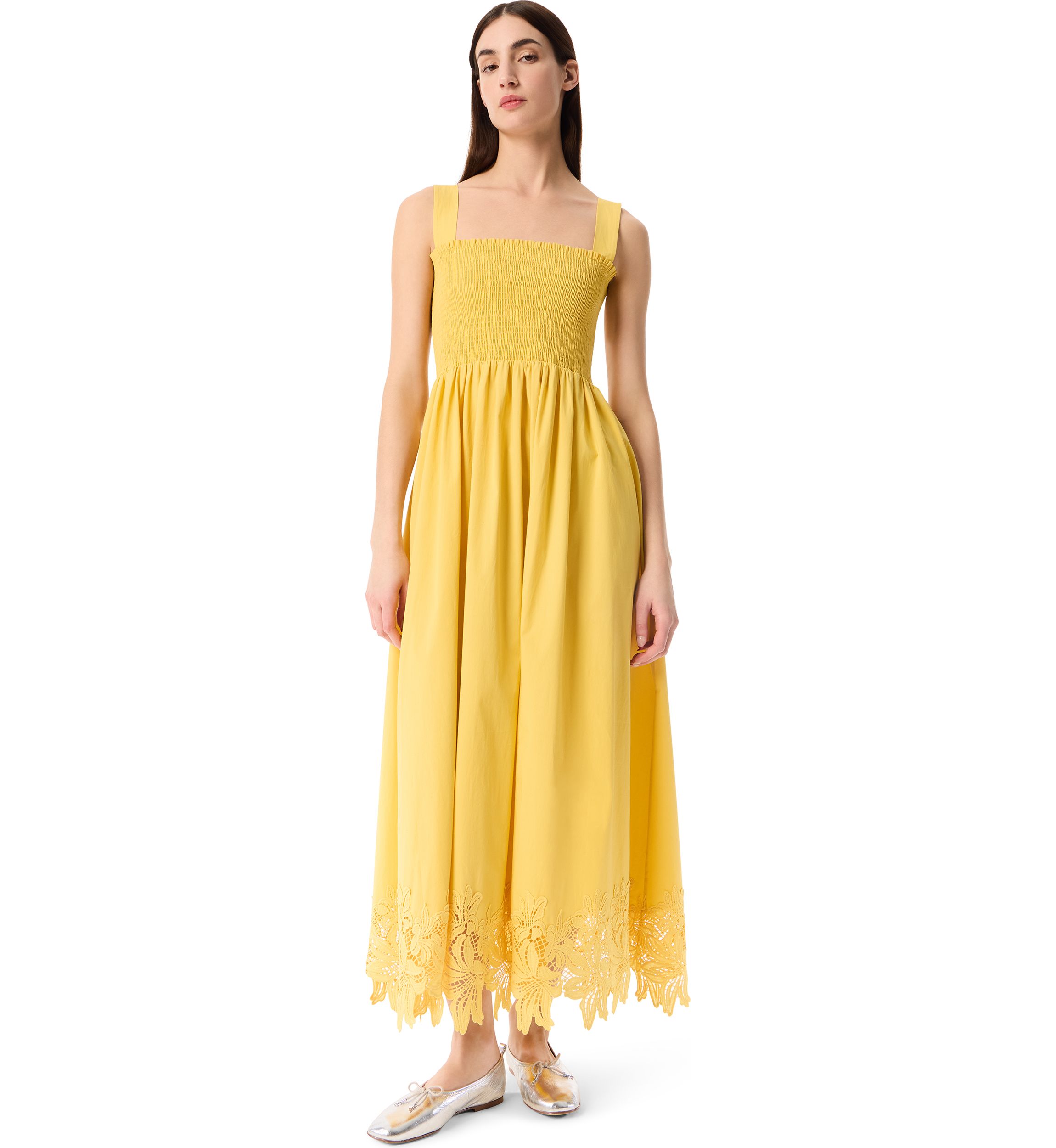 Womens Uma Smocked Dress