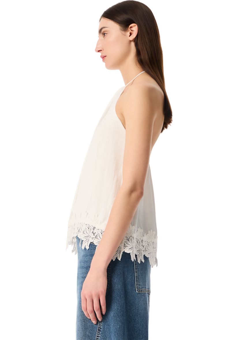 Womens Biarritz Tie Neck Halter Top