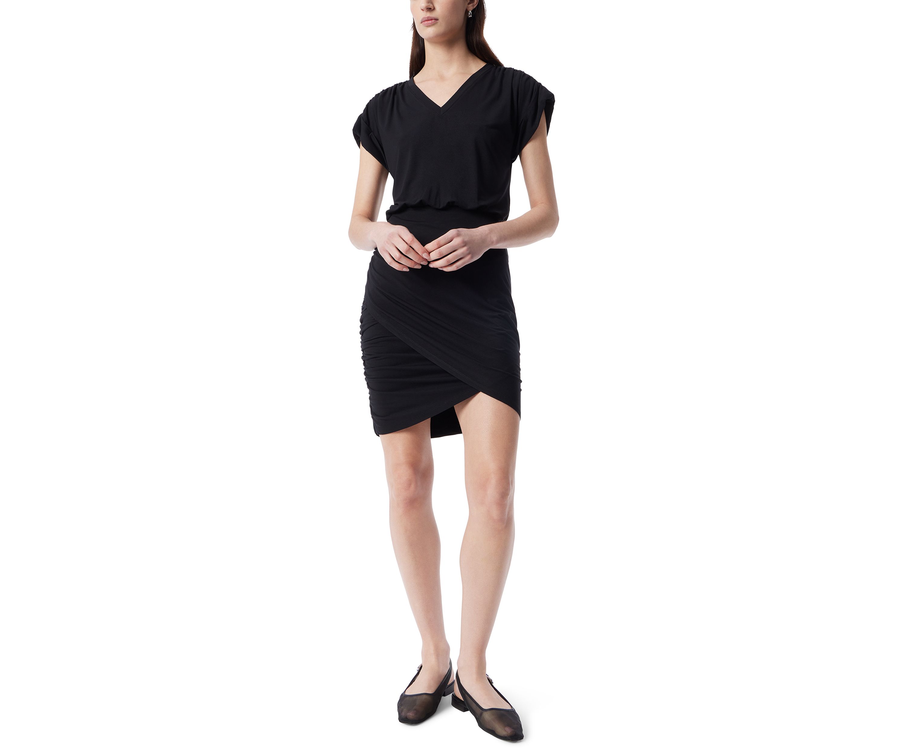 Womens Alianna Ruched Mini Dress